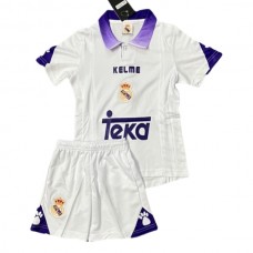 Real Madrid Børn Hjemmebanetrøje Retro 1997-98 Fodboldsæt
