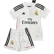 Real Madrid Børn Hjemmebanetrøje Retro 2014-15 Fodboldsæt