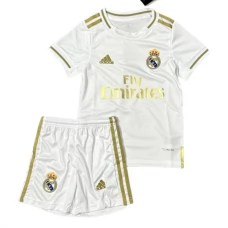 Real Madrid Børn Hjemmebanetrøje Retro 2019-20 Fodboldsæt