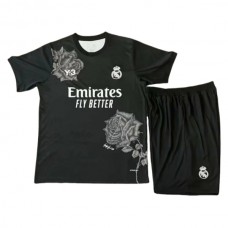 Real Madrid Børn Hjemmebanetrøje Special Edition Black 2024-25 Fodboldsæt
