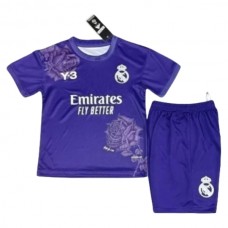 Real Madrid Børn Hjemmebanetrøje Special Edition Purple 2024-25 Fodboldsæt