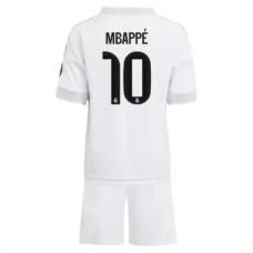 Real Madrid Børn Mbappé 10 Hjemmebanetrøje 2025-26 Fodboldsæt