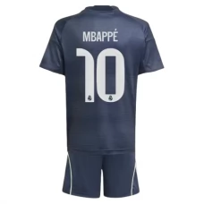 Real Madrid Børn Mbappé 10 Udebanetrøje 2025-26 Fodboldsæt