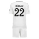 Real Madrid Børn Rüdiger 22 Hjemmebanetrøje 2024-25 Fodboldsæt