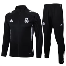 Real Madrid Børn Træningsjakke Sæt 2025-26 - Sort