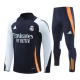 Real Madrid Børn Træningssæt 2024-25 - 1-4 Zip Blå