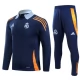Real Madrid Børn Træningssæt 2024-25 - 1-4 Zip Blå