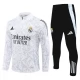 Real Madrid Børn Træningssæt 2024-25 - 1-4 Zip Hvid