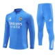 Real Madrid Børn Træningssæt 2025-26 - 1-4 Zip Blå