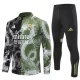 Real Madrid Børn Træningssæt 2025-26 - 1-4 Zip Grøn