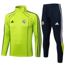 Real Madrid Børn Træningssæt 2025-26 - 1-4 Zip Grøn