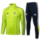 Real Madrid Børn Træningssæt 2025-26 - 1-4 Zip Grøn
