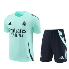 Real Madrid Børn Træningstrøje Sæt 2024-25 - Shorts Grøn