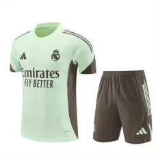 Real Madrid Børn Træningstrøje Sæt 2025-26 - Shorts Grøn