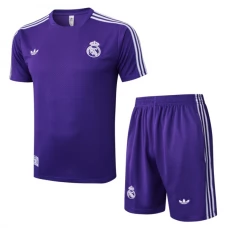 Real Madrid Børn Træningstrøje Sæt 2025-26 - Shorts Lilla