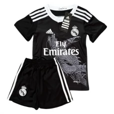 Real Madrid Børn Tredjetrøje Retro 2014-15 Fodboldsæt