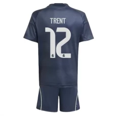 Real Madrid Børn Trent 12 Udebanetrøje 2025-26 Fodboldsæt