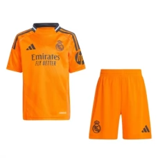 Real Madrid Børn Udebanetrøje 2024-25 Fodboldsæt