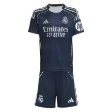 Real Madrid Børn Udebanetrøje 2025-26 Fodboldsæt