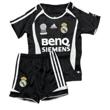 Real Madrid Børn Udebanetrøje Retro 2006-07 Fodboldsæt