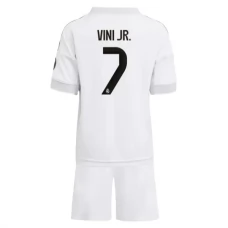 Real Madrid Børn Vini Jr. 7 Hjemmebanetrøje 2025-26 Fodboldsæt