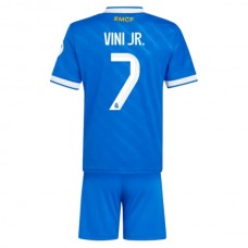 Real Madrid Børn Vini Jr. 7 Tredjetrøje 2025-26 Fodboldsæt