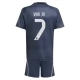 Real Madrid Børn Vini Jr. 7 Udebanetrøje 2025-26 Fodboldsæt