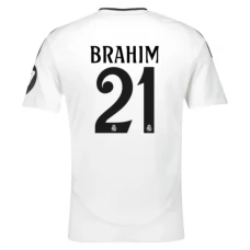Real Madrid Brahim 21 Hjemmebanetrøje 2024-25 Fodboldsæt