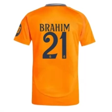Real Madrid Brahim 21 Udebanetrøje 2024-25 Fodboldsæt