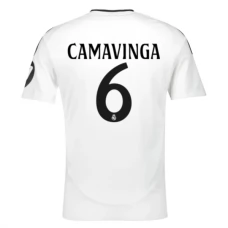 Real Madrid Camavinga 6 Hjemmebanetrøje 2024-25 Fodboldsæt