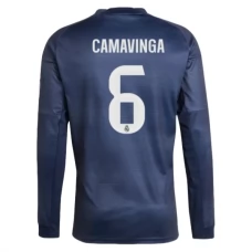 Real Madrid Camavinga 6 Udebanetrøje 2025-26 Langærmet Fodboldsæt