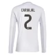Real Madrid Carvajal 2 Hjemmebanetrøje 2025-26 Langærmet Fodboldsæt