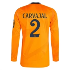 Real Madrid Carvajal 2 Udebanetrøje 2024-25 Langærmet Fodboldsæt