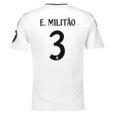 Real Madrid E.Militao 3 Hjemmebanetrøje 2024-25 Fodboldsæt
