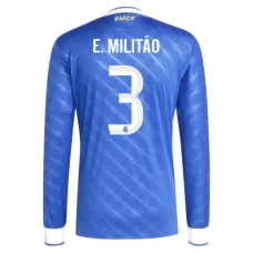 Real Madrid E.Militão 3 Tredjetrøje 2025-26 Langærmet Fodboldsæt
