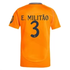 Real Madrid E.Militao 3 Udebanetrøje 2024-25 Fodboldsæt