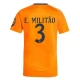 Real Madrid E.Militao 3 Udebanetrøje 2024-25 Fodboldsæt