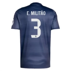 Real Madrid E.Militao 3 Udebanetrøje 2025-26 Fodboldsæt