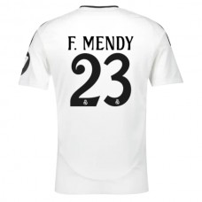 Real Madrid F.Mendy 23 Hjemmebanetrøje 2024-25 Fodboldsæt
