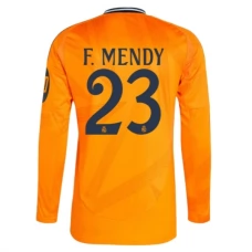 Real Madrid F.Mendy 23 Udebanetrøje 2024-25 Langærmet Fodboldsæt