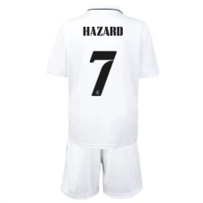 Real Madrid Fodboldsæt Børn 2022-23 Eden Hazard 7 Hjemmebanetrøje
