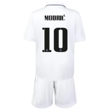 Real Madrid Fodboldsæt Børn 2022-23 Luka Modrić 10 Hjemmebanetrøje