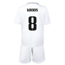 Real Madrid Fodboldsæt Børn 2022-23 Toni Kroos 8 Hjemmebanetrøje