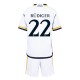 Real Madrid Fodboldsæt Børn 2023-24 Antonio Rüdiger 22 Hjemmebanetrøje