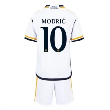 Real Madrid Fodboldsæt Børn 2023-24 Luka Modrić 10 Hjemmebanetrøje