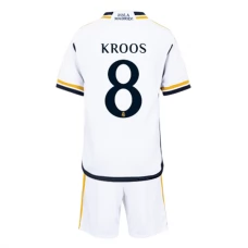 Real Madrid Fodboldsæt Børn 2023-24 Toni Kroos 8 Hjemmebanetrøje