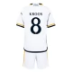 Real Madrid Fodboldsæt Børn 2023-24 Toni Kroos 8 Hjemmebanetrøje