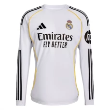 Real Madrid Hjemmebanetrøje 2025-26 Langærmet Fodboldsæt
