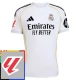Real Madrid Hjemmebanetrøje La Liga Patch 2025-26 Fodboldsæt