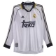 Real Madrid Hjemmebanetrøje Retro 1998-00 Langærmet Fodboldsæt